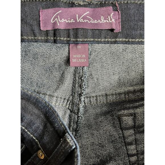 Gloria Vanderbilt Amanda Jeans Womens Size 14 Classic Tapered‎ Leg NWT - Picture 8 of 9